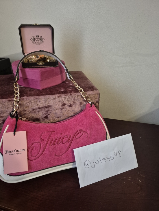 Juicy Couture Handbags - Juicy Couture - Pink Flash Raising Star Shoulder Bag